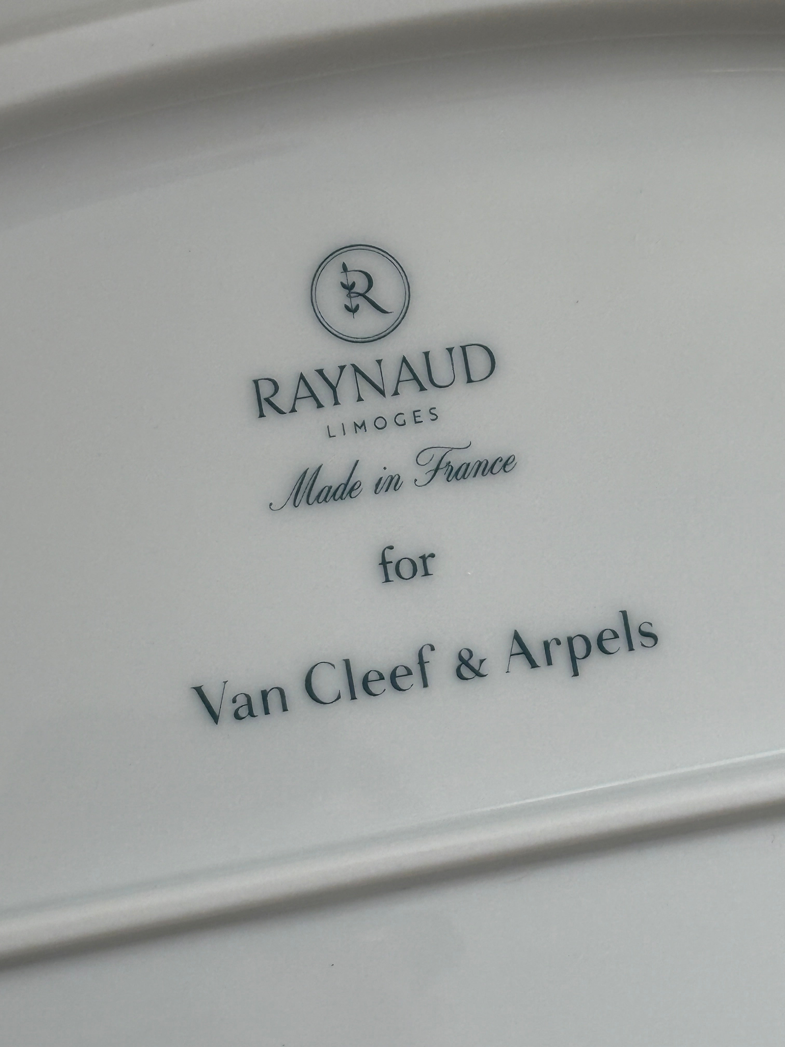 Van Cleef &amp; Arpels Porcelain Floral Oval Serving Dish by Raynaud Limoges | Collectors Gene