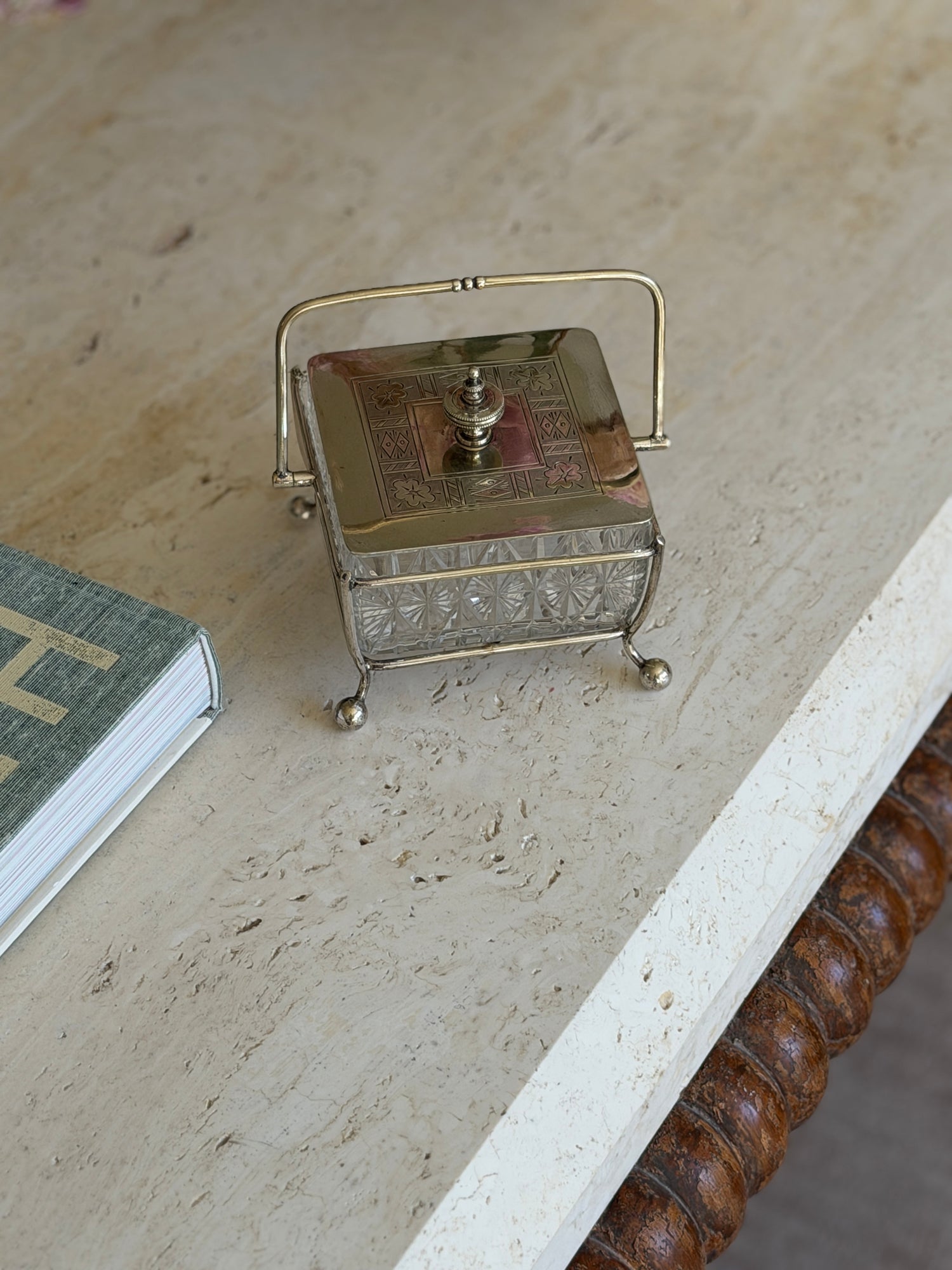 Victorian Biscuit Box in Silver Plate by Thomas White Birmingham c.1890 | Collectors Gene