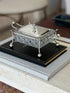 Victorian Sardine Box in Silver Plate Cut Glass Sheffield England c.1895 | Collectors Gene