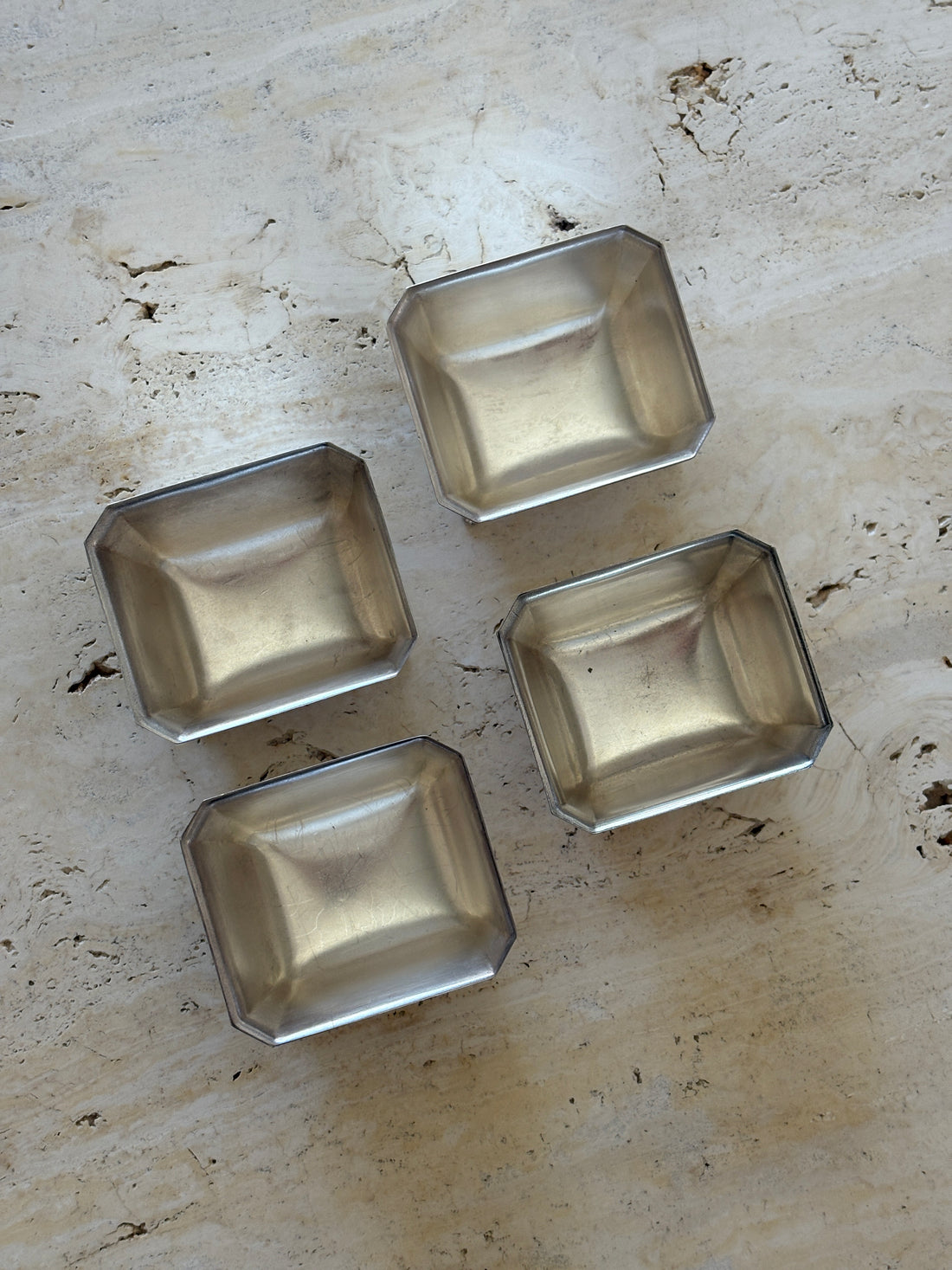 Victorian Silver-Plated Footed Bowl Set | Collectors Gene Vintage Shop