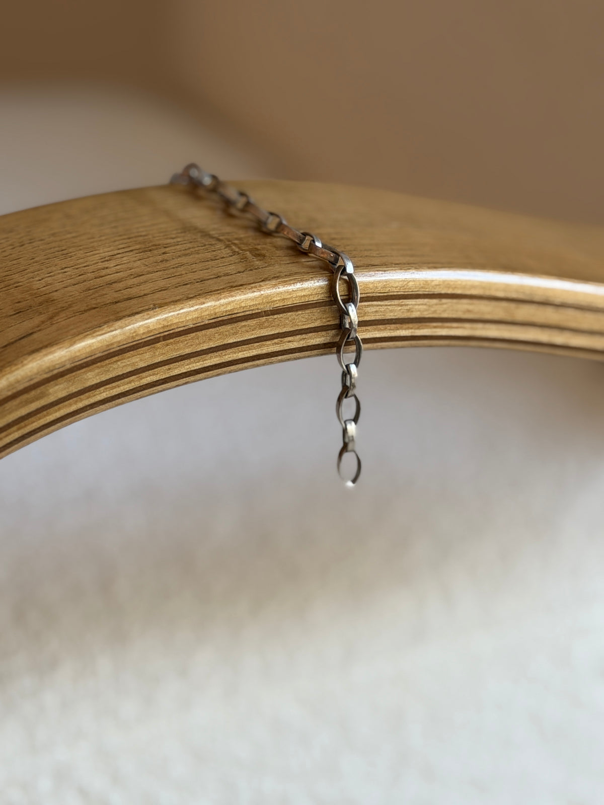 Vintage 925 Sterling Silver Chunky Oval Link Bracelet | Collectors Gene