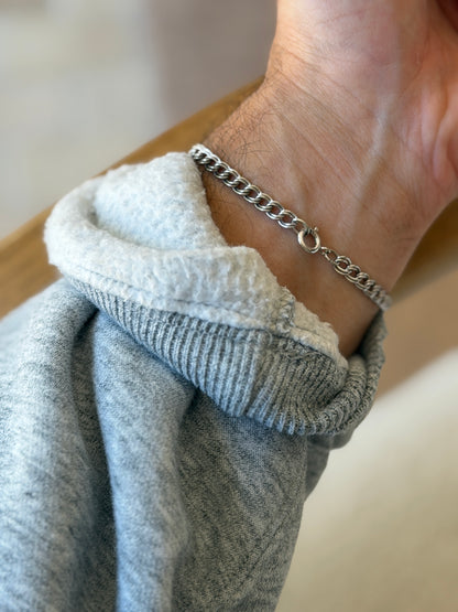 Vintage Atlas Sterling Silver Double Link Chain Bracelet | Collectors Gene