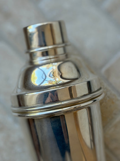 Vintage Cocktail Shaker No. 5 Streamlined Art Deco Silver-Plated Shaker | Collectors Gene