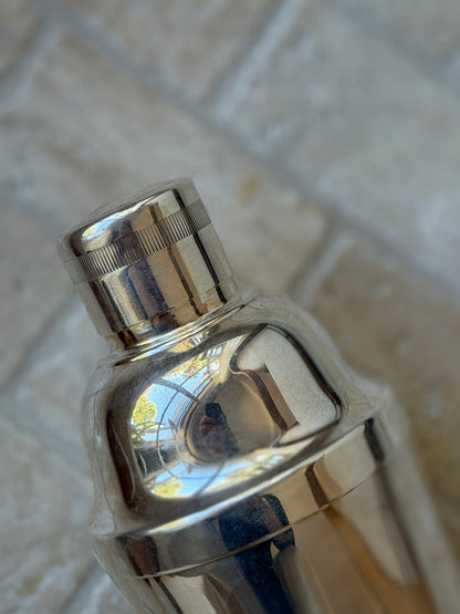 Vintage Cocktail Shaker No. 6 Mid-Century Silver-Plated Shaker | Collectors Gene