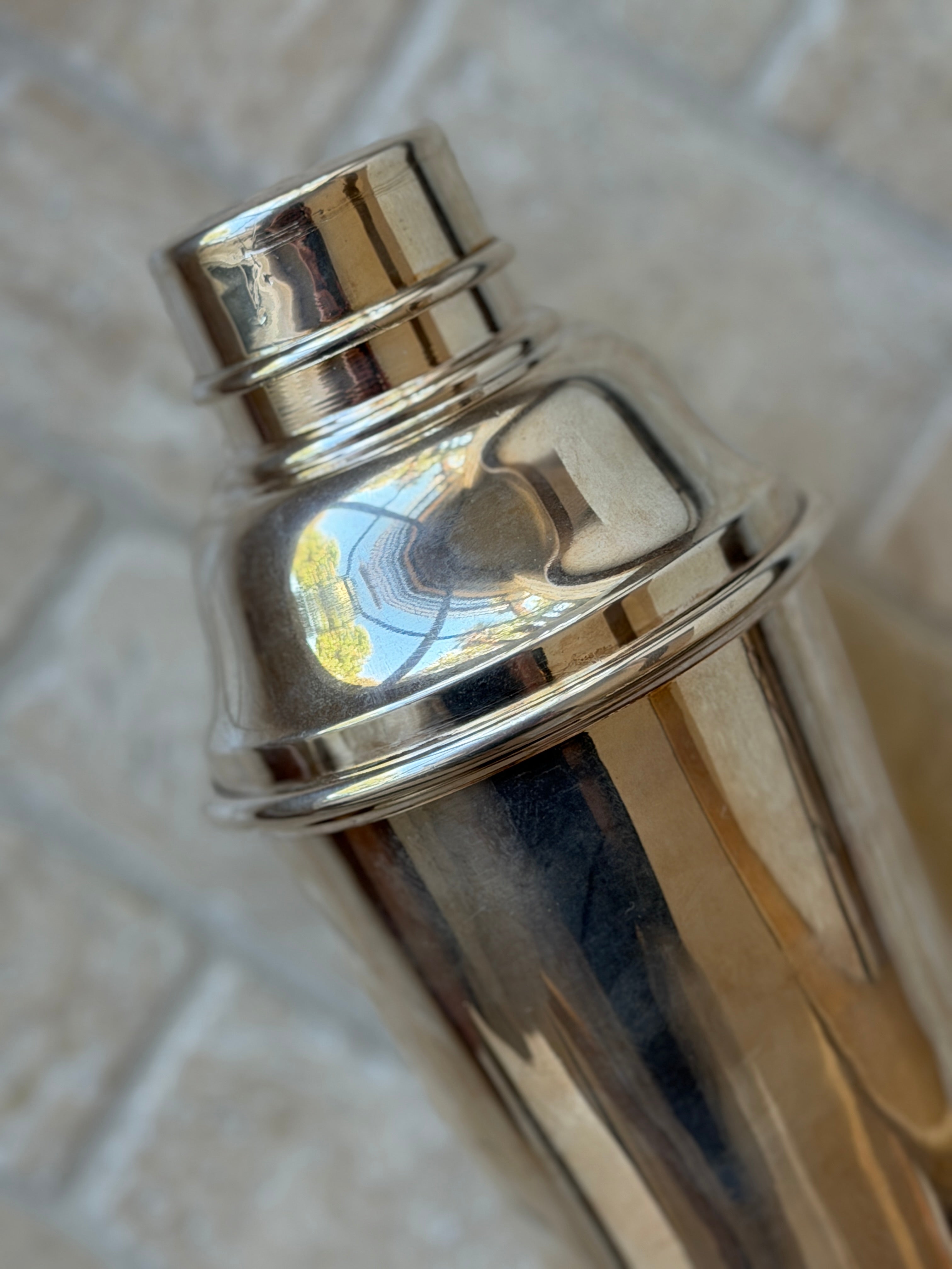 Vintage Cocktail Shaker No. 7 Elegant Silver-Plated Shaker | Collectors Gene