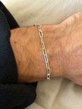 Vintage Dutch Silver Paper Clip Link Bracelet 7 | Collectors Gene