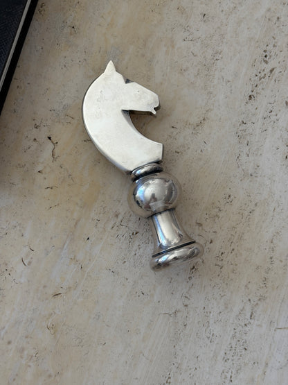 Hermès Knight Chess Piece Bottle Opener and Paperweight | Collectors Gene Vintage Shop