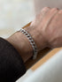 Vintage Italian Sterling Silver Double Link Bracelet | Collectors Gene