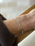 Vintage Italian Sterling Silver Figaro Link Bracelet 7.5 925 Silver | Collectors Gene