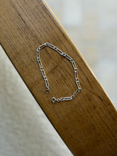Vintage Italian Sterling Silver Figaro Link Bracelet 7.5 925 Silver | Collectors Gene