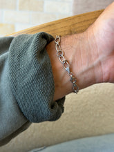Vintage Italian Sterling Silver Oval Link Bracelet | Collectors Gene