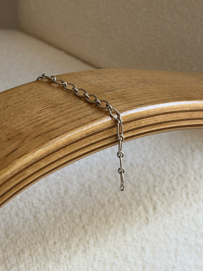 Vintage Italian Sterling Silver Oval Link Bracelet | Collectors Gene