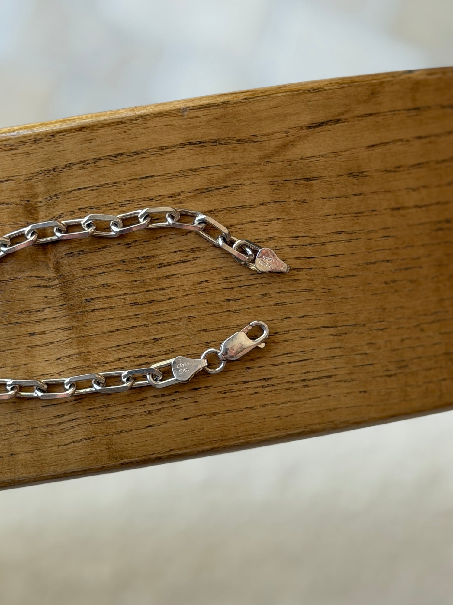 Vintage Italian Sterling Silver Paperclip Bracelet | Collectors Gene
