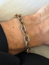 Vintage Italian Sterling Silver Rope Link Bracelet | Collectors Gene