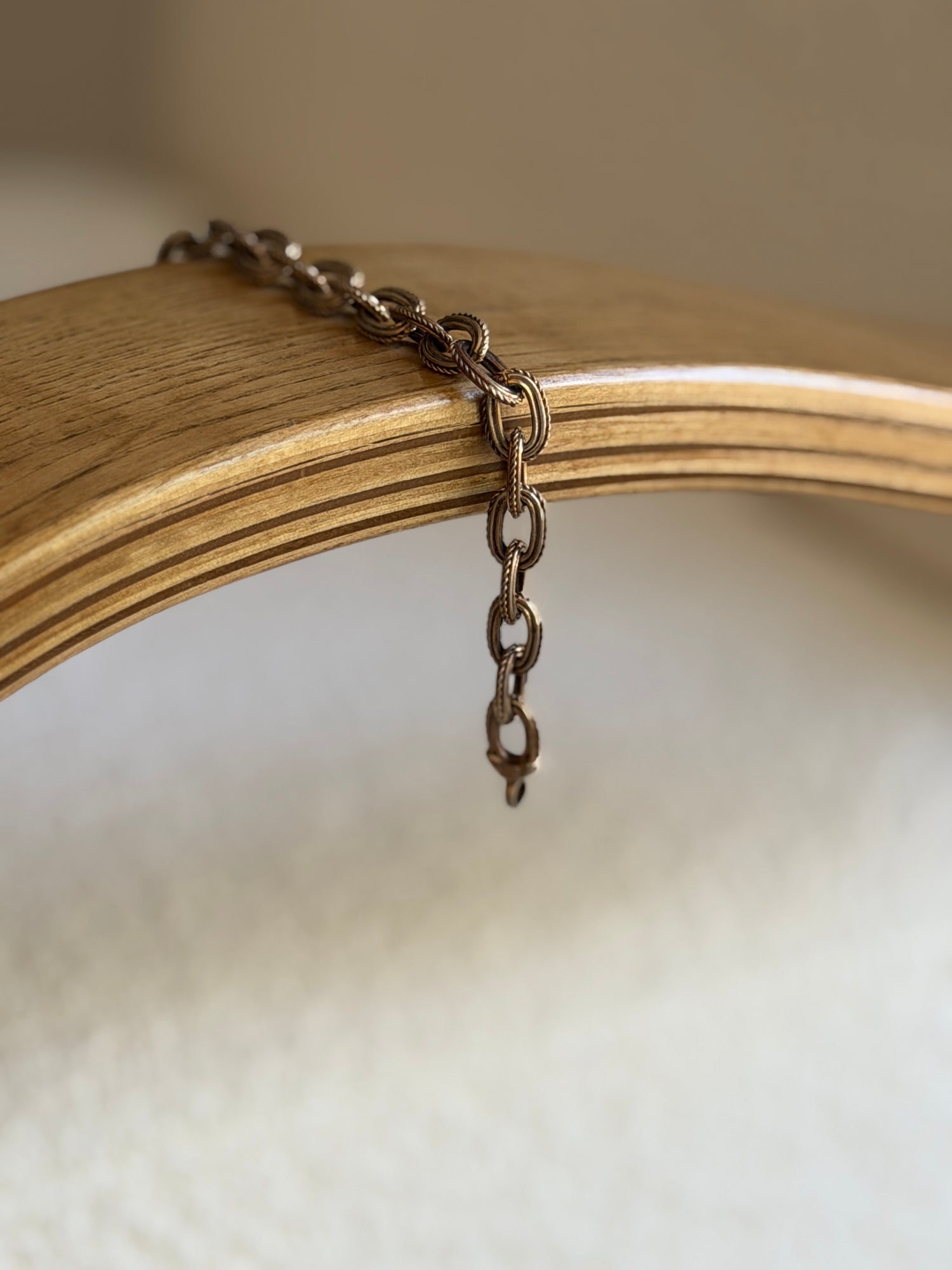 Vintage Italian Sterling Silver Rope Link Bracelet | Collectors Gene