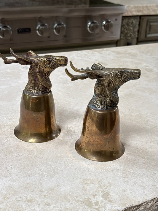 Vintage Stag Stirrup Cup Set | Collectors Gene Vintage Shop