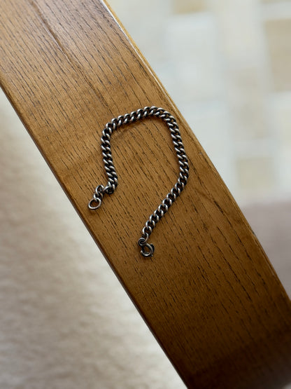 Vintage Sterling Silver Curb Link Bracelet | Collectors Gene