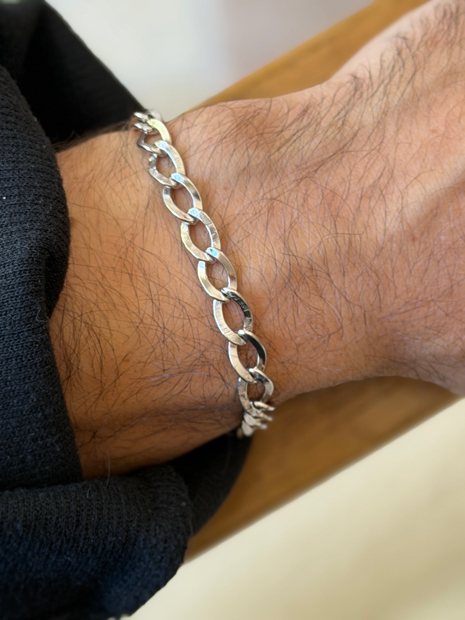 Vintage Sterling Silver Oval Link Bracelet | Collectors Gene