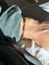 Vintage Sterling Silver Tigers Eye Stone Link Bracelet | Collectors Gene