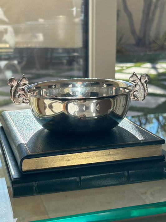 Wallace Vintage Nut Bowl with Squirrel Handles | Collectors Gene Rare Finds