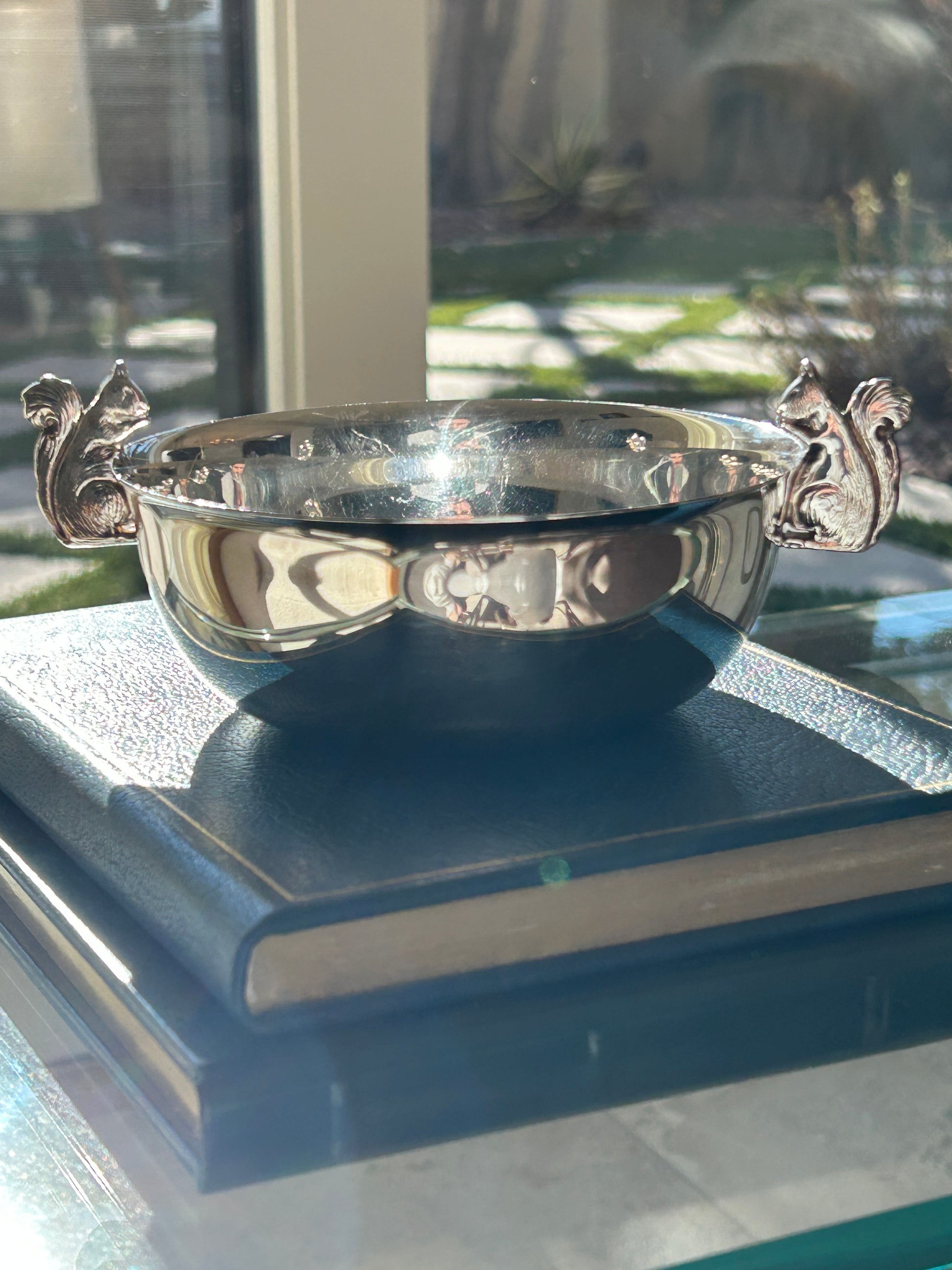 Wallace Vintage Nut Bowl with Squirrel Handles | Collectors Gene Rare Finds
