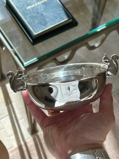 Wallace Vintage Nut Bowl with Squirrel Handles | Collectors Gene Rare Finds