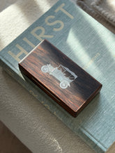 Wood Box with Silver Inlaid Automobile - Denmark | Collectors Gene