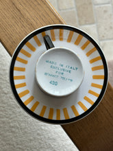 Yellow Stripe Demitasse Espresso Cups for Bonwit Teller - Made in Italy - Set of 4 | Collectors Gene